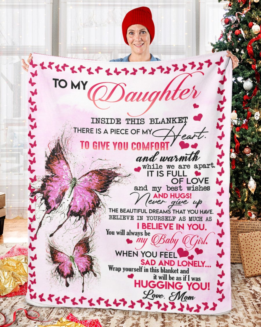 Special gift for daughter from mom blanket (SKUB07-142)