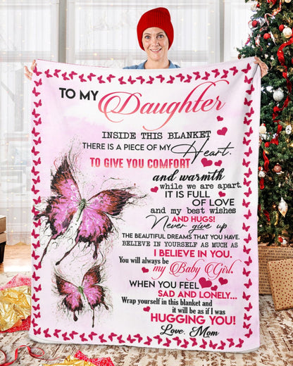 Special gift for daughter from mom blanket (SKUB07-142)