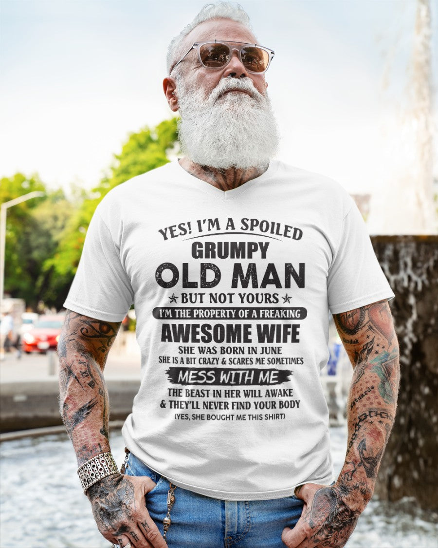 Awesome wife June - Perfect gift for husband from wife - NGHL06 (SKU96-68-06)