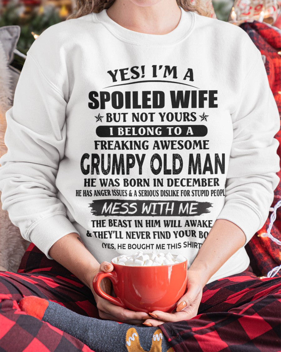 Grumpy Old Man December – Perfect gift for wife From Husband – NGHL12 (SKU08-63-12)