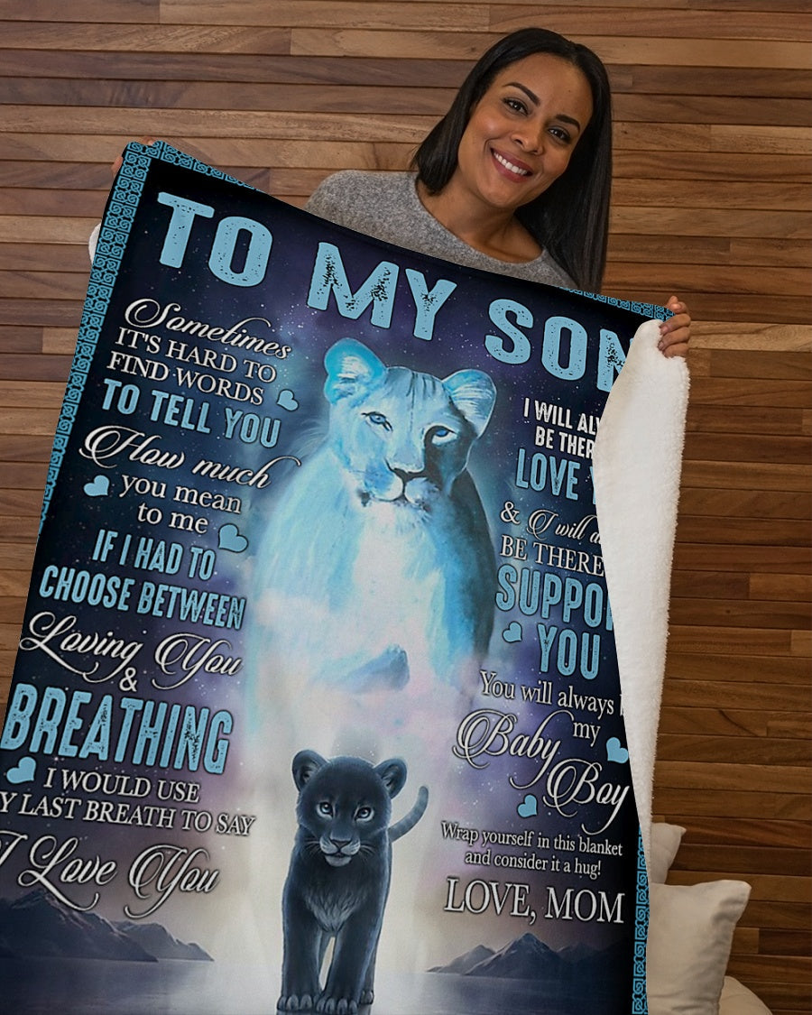 Perfect Gift For Son from Mom Blanket