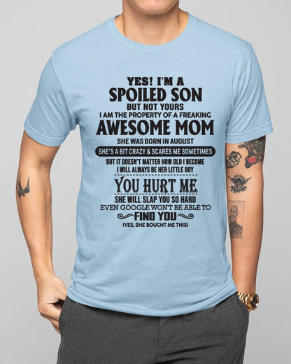 August - Gift for Son from a Legendary Mom ( SKU-MS01-08)