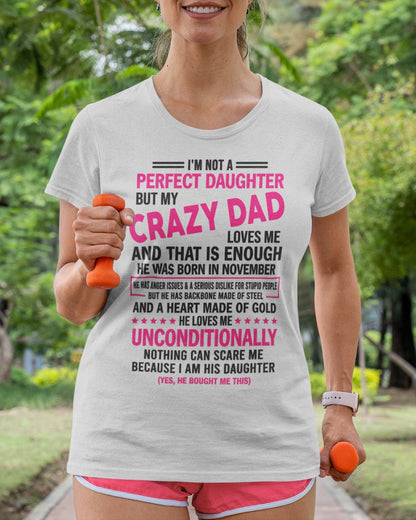 November - Crazy Dad - Perfect gift for your daughter (SKU05-82-11)