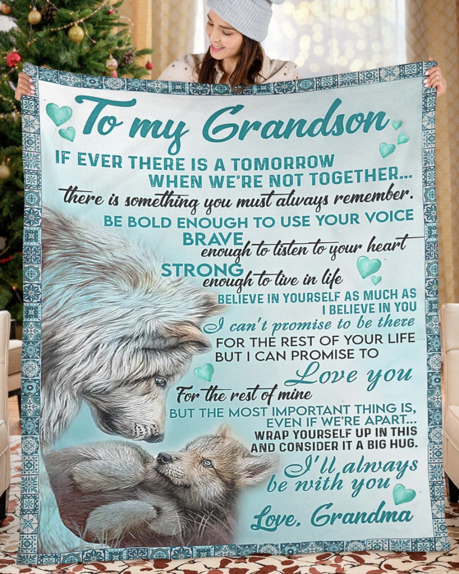 To My Grandson Blanket From Grandma (SKUB06-109)