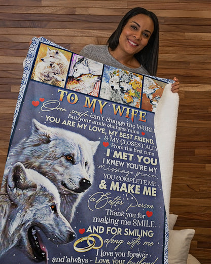 To My Wife - Special gift for your wife - blanket