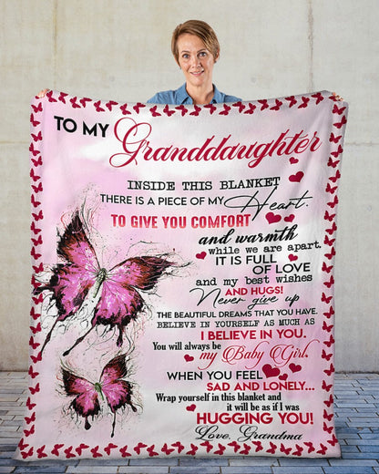 Special Gift for Your Granddaughter - From Grandma Blanket (SKUB12-05)