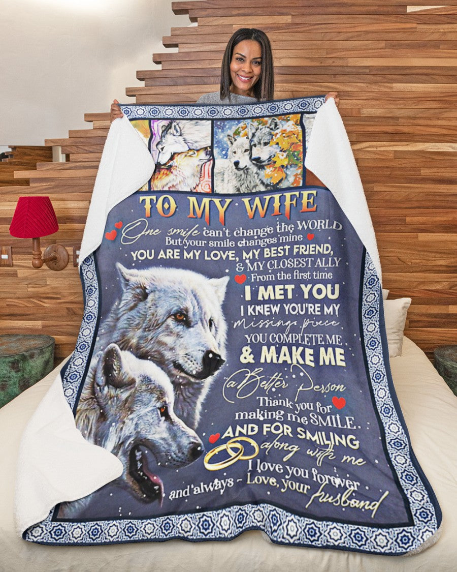 To My Wife - Special gift for your wife - blanket
