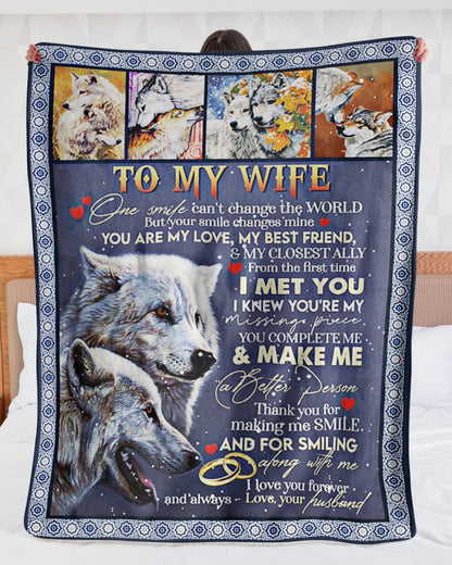 To My Wife - Special gift for your wife - blanket