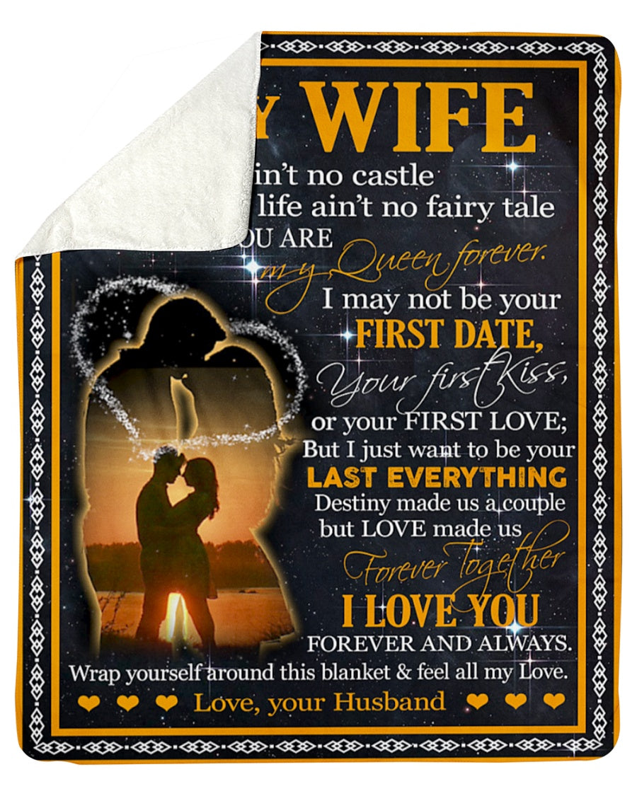Husband to Wife - Personalized Blanket - Best Gift - To My Wife