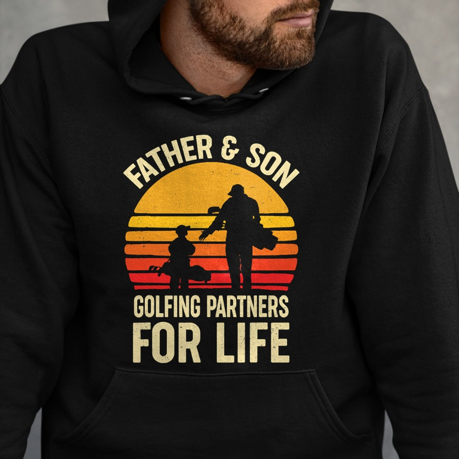 Golf Golfing Father Son Matching Dad T-Shirt - Gift From Dad Unisex T-Shirt/Hoodie - NGHL00 (SKUT-2310EMAILDS-31)