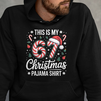 This My 67 Christmas Pajama 67 Meme Gen Alpha Boys Girls T-Shirt - Christmas Unisex T-Shirt/Hoodie/Sweatshirt - NGHL00