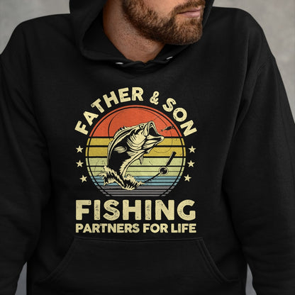 Father Son Matching Fishing Funny Bass Fish Dad Graphic T-Shirt - Gift From Dad Unisex T-Shirt/Hoodie - NGHL00 (SKUT-2310EMAILDS-27)