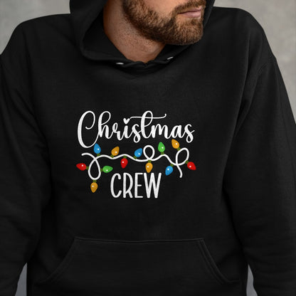 Christmas Crew Xmas Lights Family Matching Pajamas Holiday T-Shirt - Christmas Unisex T-Shirt/Hoodie/Sweatshirt - NGHL00