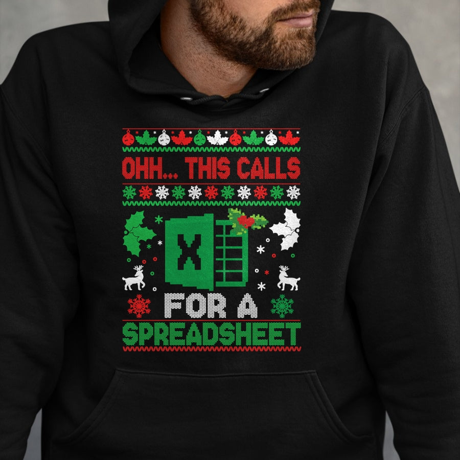 Oh this calls for a Spreadsheet Christmas sweater Excel Sweatshirt - Christmas Unisex T-Shirt/Hoodie/Sweatshirt - NGHL00
