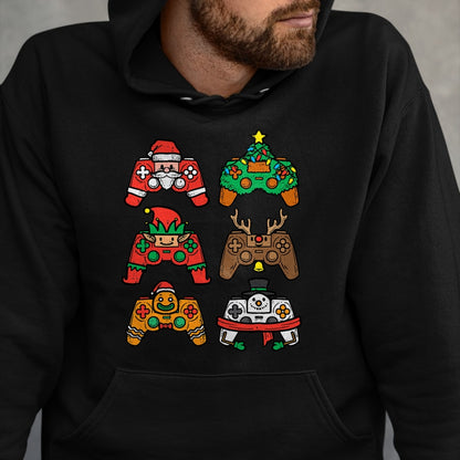 Christmas Gamer Controller Xmas Gaming T-Shirt - Christmas Unisex T-Shirt/Hoodie/Sweatshirt - NGHL00