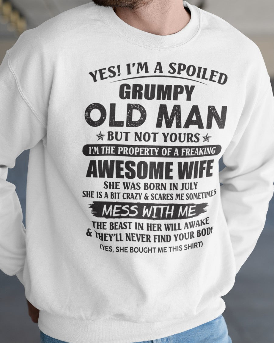 Awesome wife July- Perfect gift for your husband - NGHL07 (SKU96-68-07)