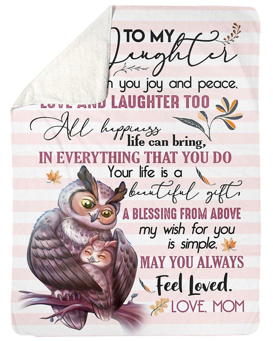 Special gift for daughter Blanket From Mom