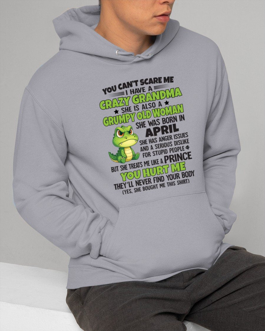 APRIL - YOU CAN'T SCARE ME - FOR GRANDSON - GIFT FROM GRANDMA - NGHL04 (SKU09-85-04)