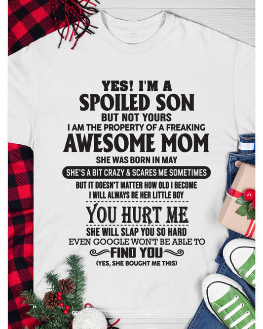 May - Gift for Son from a Legendary Mom ( SKU-MS01-05)