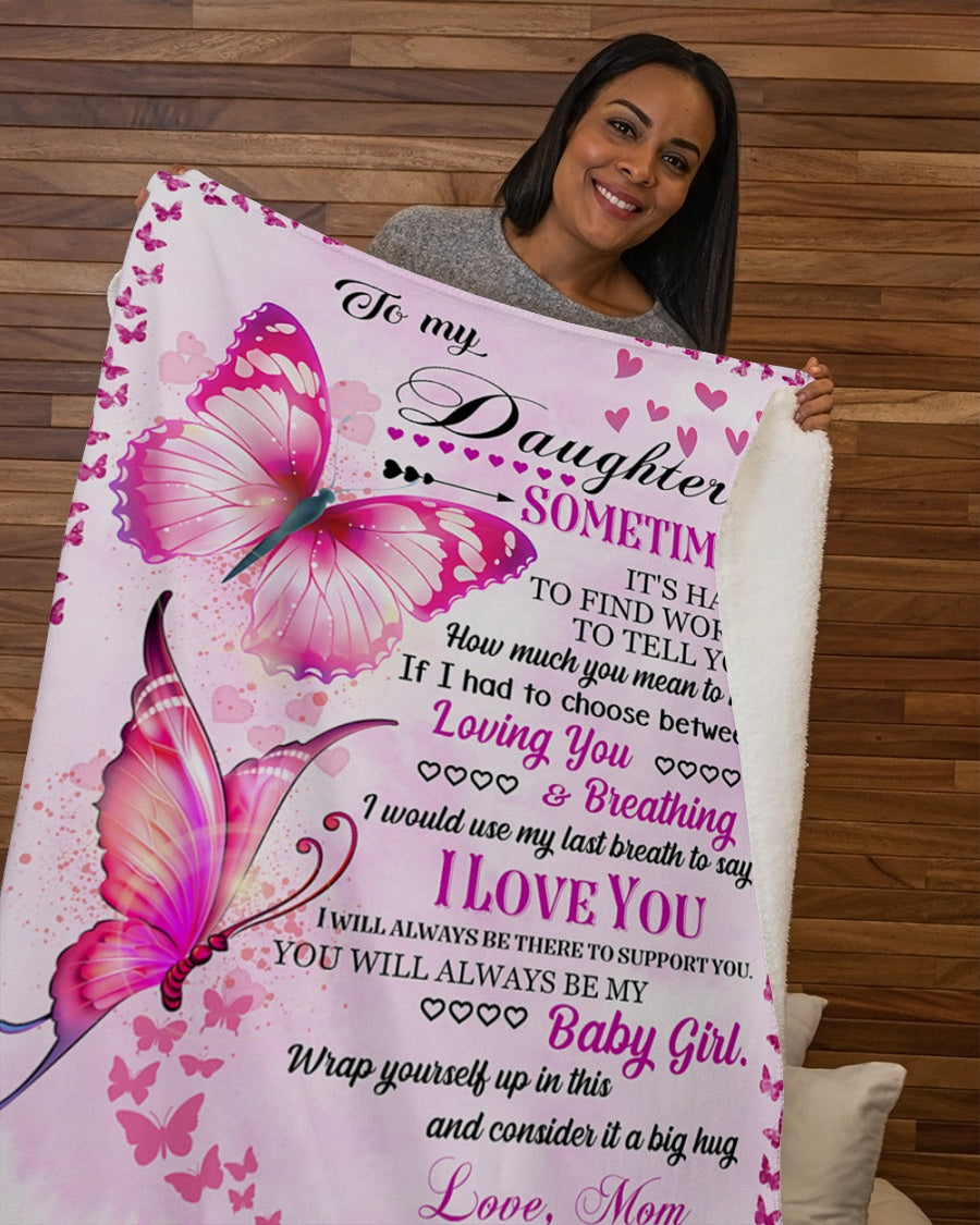 To My Daughter - Special gift for Daughter - Blanket