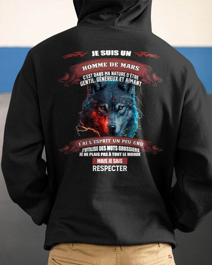 MARS - JE SAIS RESPECTER – T-SHIRT D’ANNIVERSAIRE POUR HOMME - frNGHL03 (SKU12-266-03)
