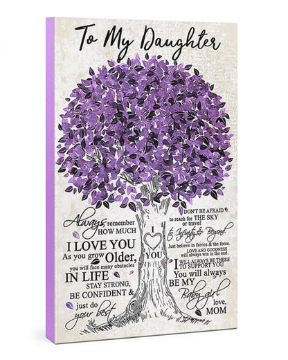 TO MY DAUGHTER FROM MOM CANVAS