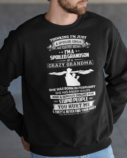 Spoiled by Grandma Shirt February Edition – From Grandma to Grandson NGHL02 (SKU-GMS2-02)