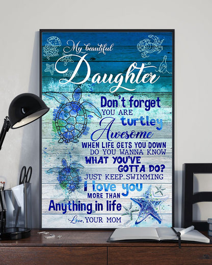 TO MY DAUGHTER FROM MOM CANVAS