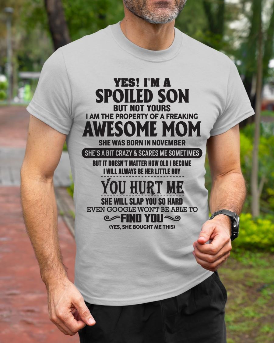 November - Gift for Son from a Legendary Mom ( SKU-MS01-11)