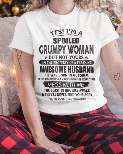 Perfect gift for wife from awesome husband october – NGHL10 (SKU10-21-10)