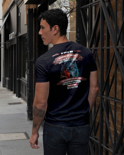 MARS - JE SAIS RESPECTER – T-SHIRT D’ANNIVERSAIRE POUR HOMME - frNGHL03 (SKU12-266-03)