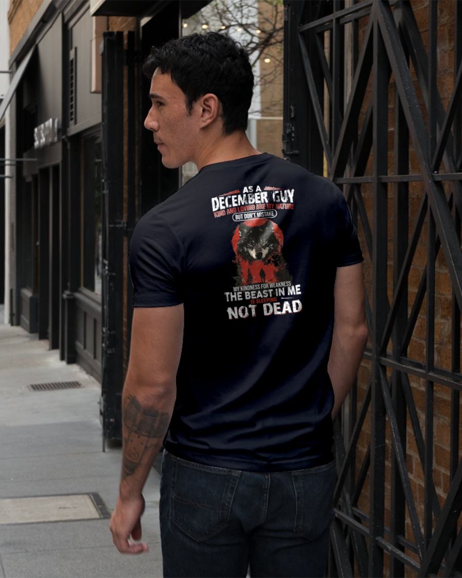 DECEMBER - KIND AND LOVING ARE MY NATURE - BIRTHDAY T-SHIRT FOR MEN - NGHL12 (SKU26T-01-17-12)