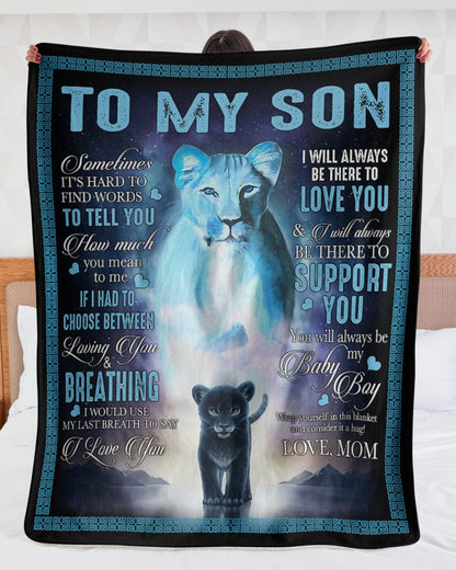 Special Gift For Your Son Blanket - From Mom