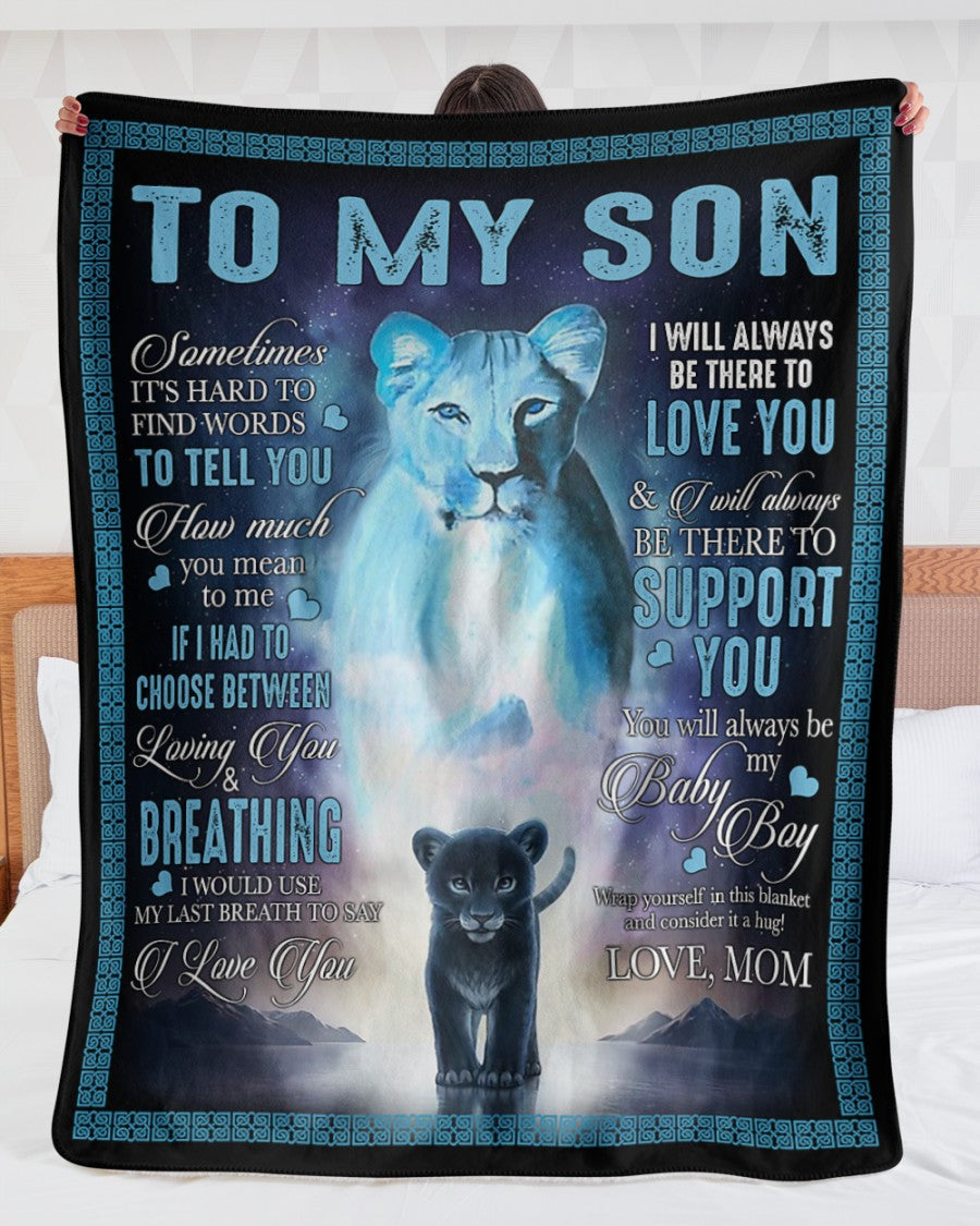 Special Gift For Your Son Blanket - From Mom (SKUB06-84)