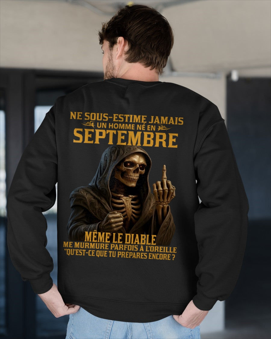 NE SOUS-ESTIME JAMAIS UN HOMME NÉ EN SEPTEMBRE Fr09 NGHL09 male (SKU12-305-09)