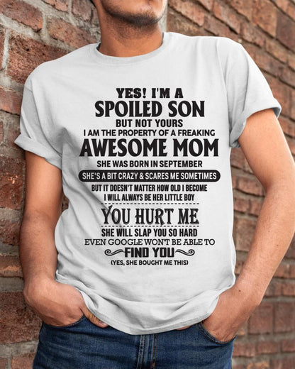 September - Gift for Son from a Legendary Mom ( SKU-MS01-09)