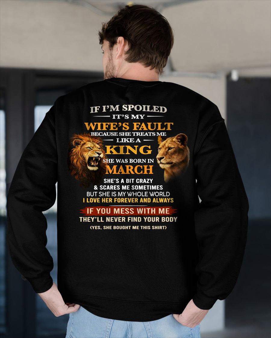 MARCH - SPOILED HUSBAND - GIFT FROM WIFE - NGHL03 (SKU26T-01-60-03)