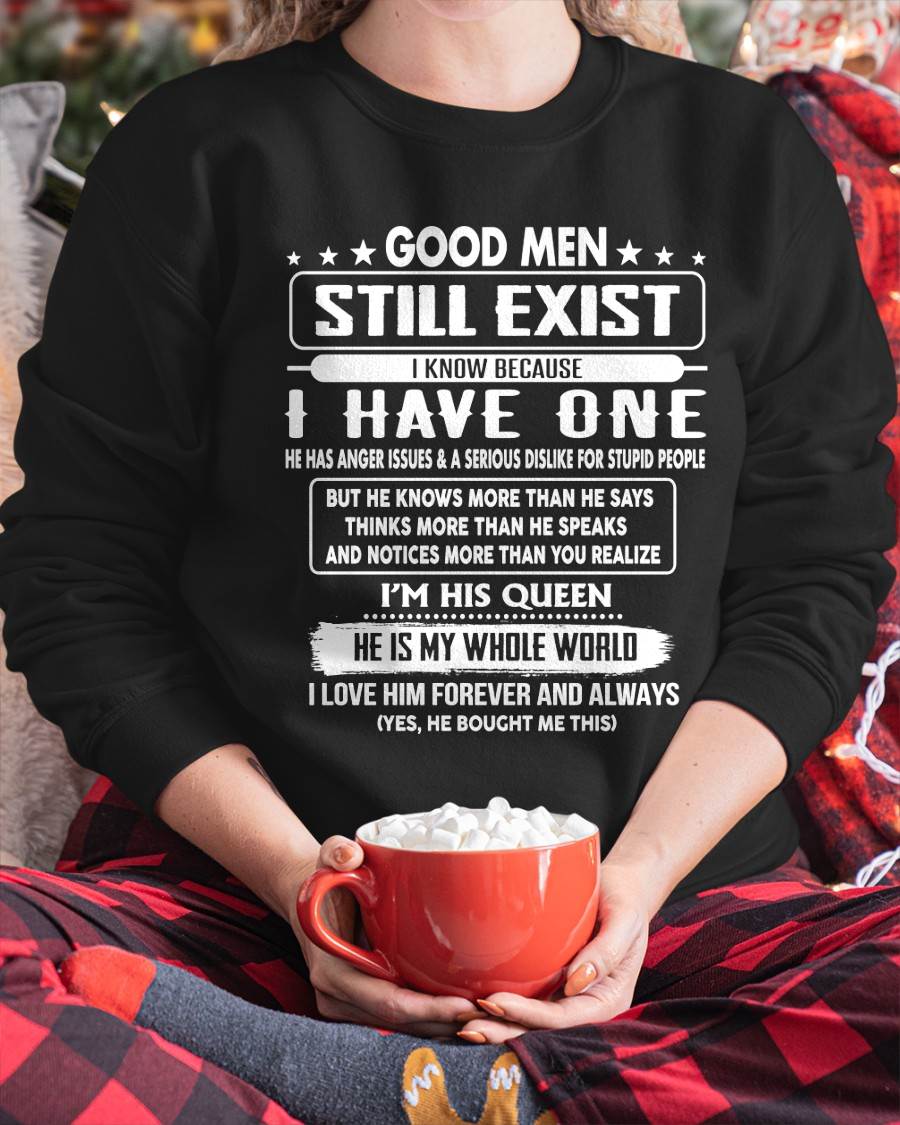 Good men Still Exist - gift for your girlfriend, wife from Husband - NGHL00 (SKU2602-42-00)