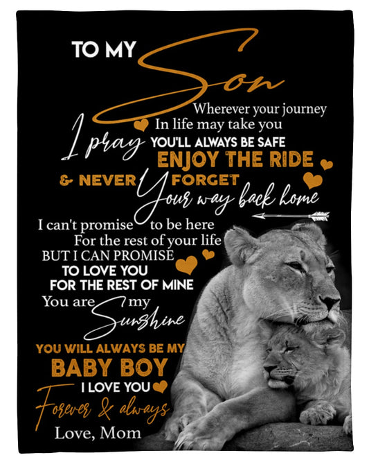 Special gift for Son - Blanket
