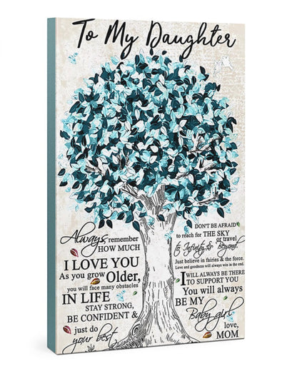 TO MY DAUGHTER FROM MOM CANVAS