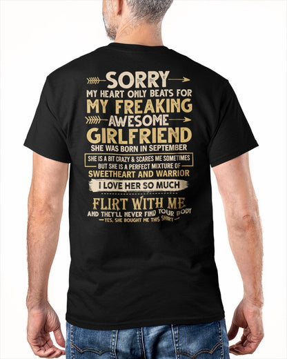 September - Awesome Girl - Perfect Gift For Your Boyfriend, Husband (SKU05-103-09)