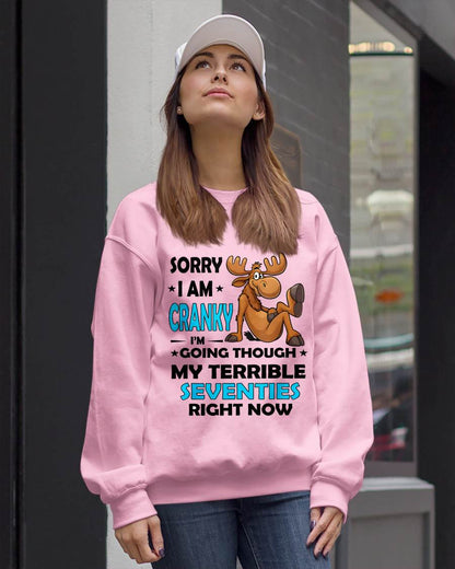 SORRY I AM CRANKY - BIRTHDAY SHIRT FOR WOMEN - NGHL00 (SKU12-249)