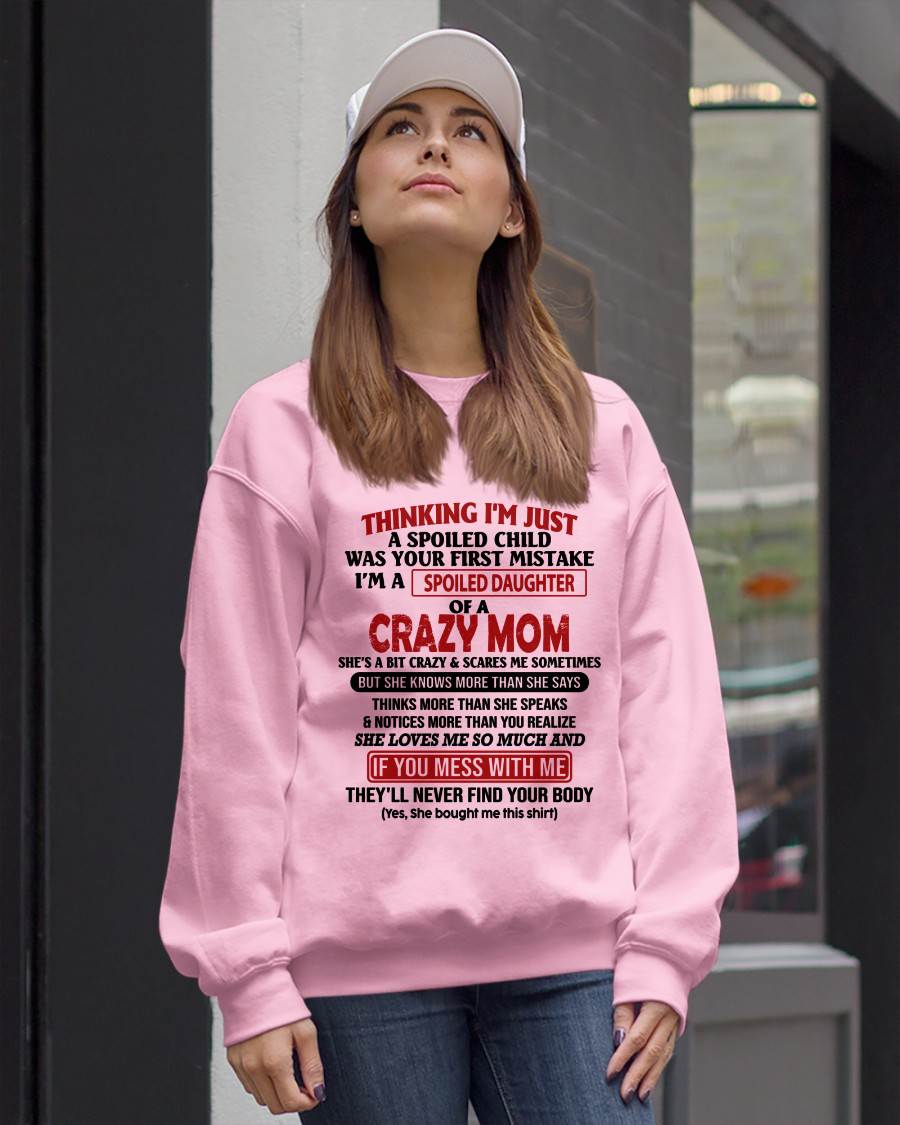 I'M A SPOILED DAUGHTER - GIFT FROM MOM - NGHL00 (SKU-CM-00)