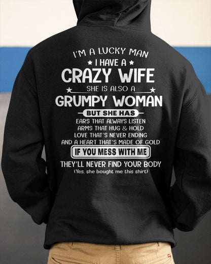 LUCKY MAN OF A GRUMPY WIFE  - GIFT FROM WIFE - NGHL00 (SKU12-277-00)