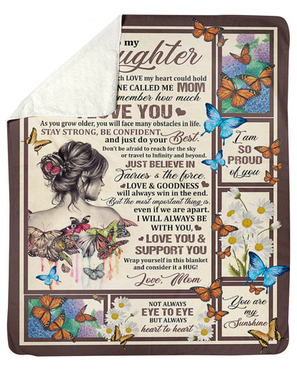 Gift for Daughter From Mom Blanket