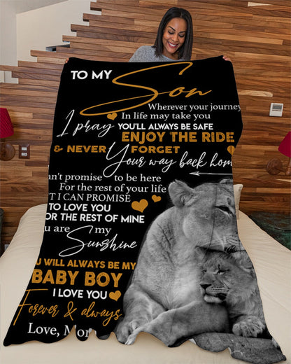 Special gift for Son - Blanket