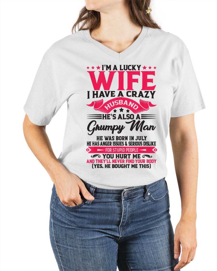 JULY - TO MY WIFE - I'M A LUCKY WIFE - GIFT FROM HUSBAND - NGHL07 (SKU10-136-07)