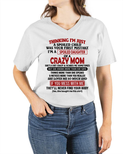 I'M A SPOILED DAUGHTER - GIFT FROM MOM - NGHL00 (SKU-CM-00)