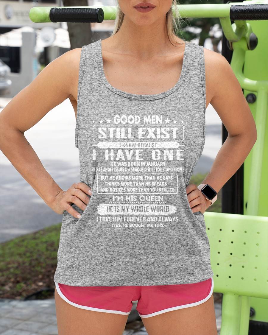 January - Good men Still Exist - gift for your girlfriend, wife from Husband - NGHL01 (SKU2602-42-01)