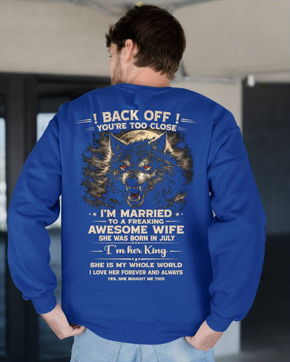 JULY - BACK OFF! YOU'RE TOO CLOSE - GIFT FROM WIFE - NGHL07 (SKU26T-01-25-07)